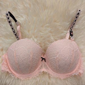 VICTORIA'S Secret Dream Angels Pink Lace Demi Bra 34D